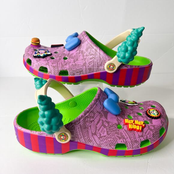 Crocs x The Simpsons Krusty the Clown Unisex Classic Clog Size 8M /W10 - Picture 1 of 8